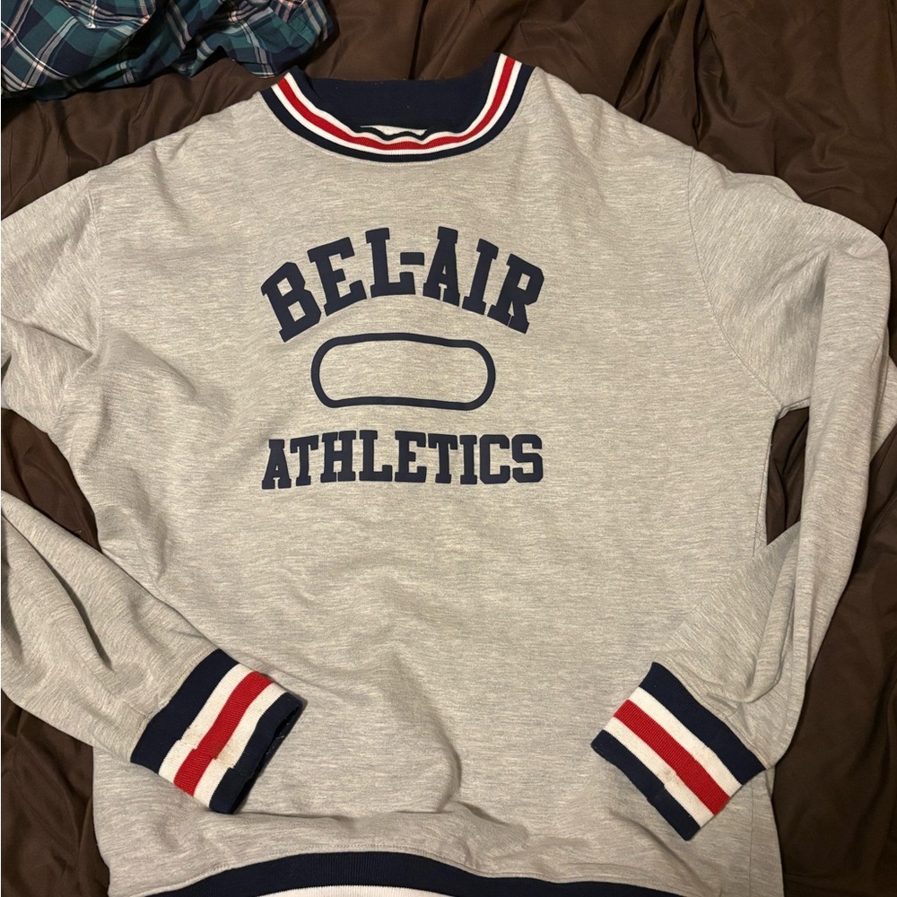 Blair Athletics Men's Gray Pullover Sweater